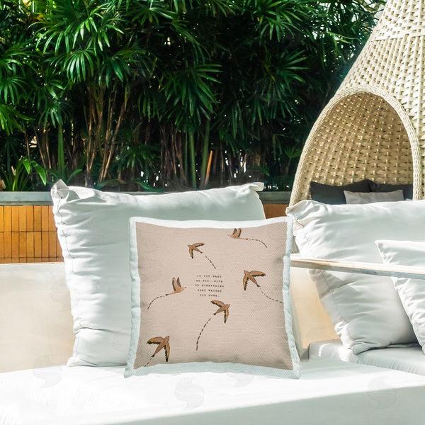 Stupell Industries Amelia Noyes | If You Want To Fly Printed Throw Pillow