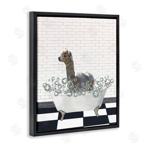 Stupell Industries Amelia Noyes | Llama In Bathtub Wall Art