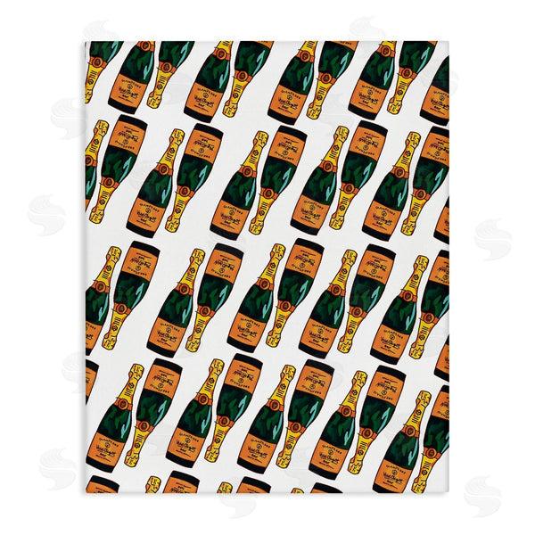 stupell industries Amelia Noyes | Pair Champagne Bottles Pattern Arrangement Alcohol Drink Wall Art