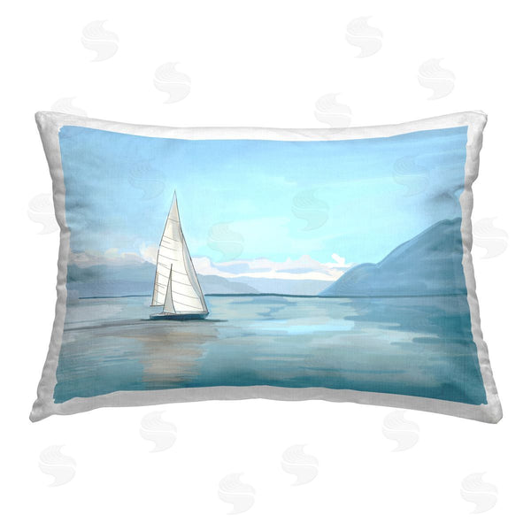 stupell industries Amelia Noyes | Peaceful Sailboat on Water