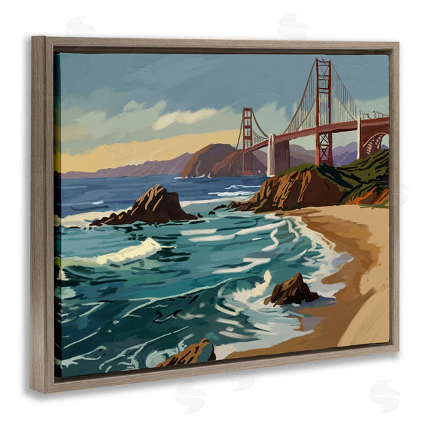 Stupell Industries Amelia Noyes | San Francisco Shoreline