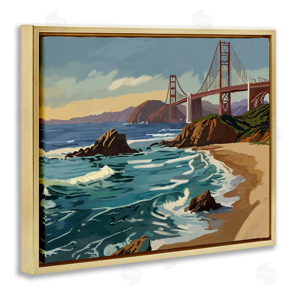 Stupell Industries Amelia Noyes | San Francisco Shoreline