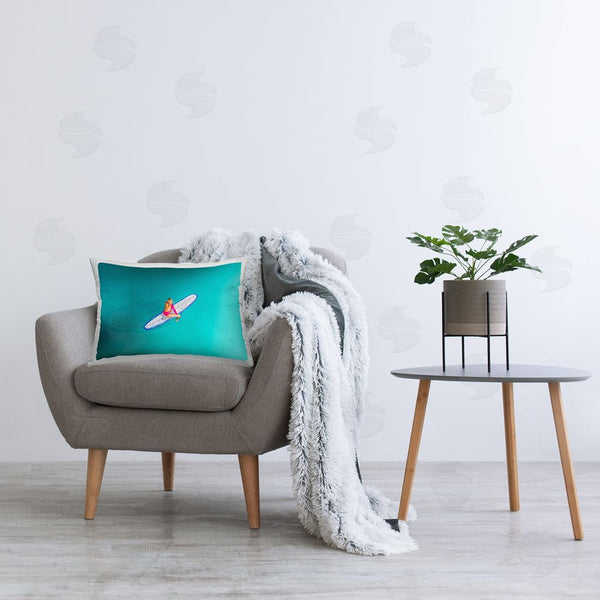 Stupell Industries Amelia Noyes | Sitting On Peaceful Surfboard