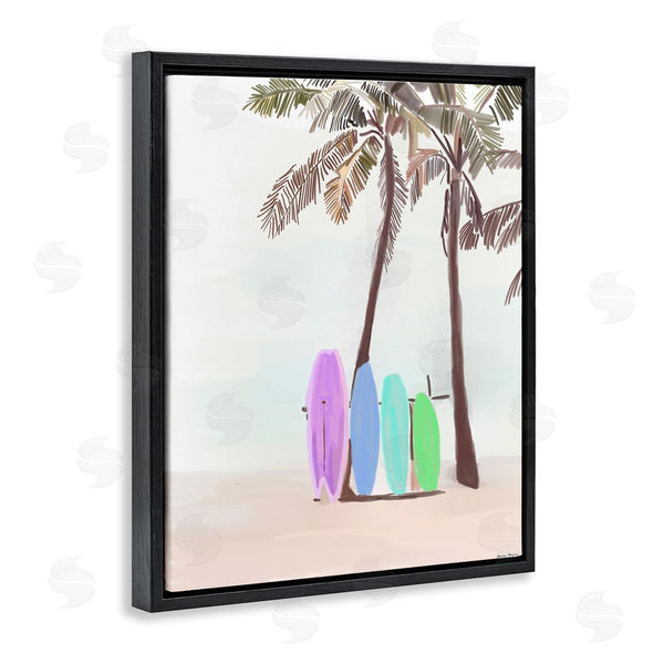 Stupell Industries Amelia Noyes | Surfboards On Palm Trees Wall Art