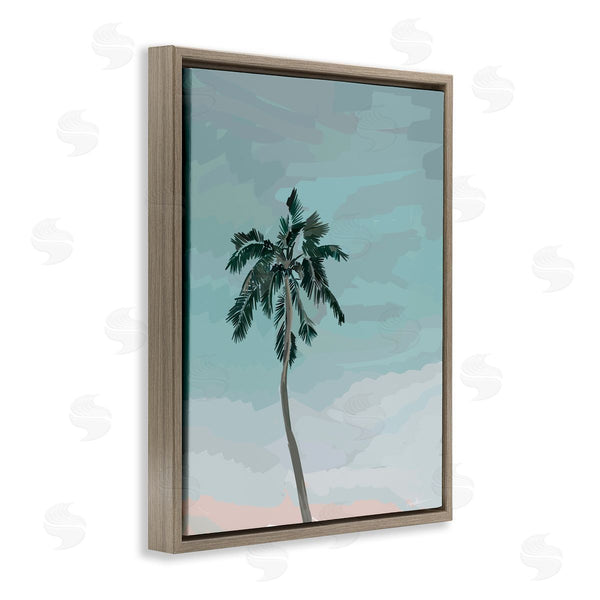 Stupell Industries Amelia Noyes | Tropical Palm Tree Sky Wall Art