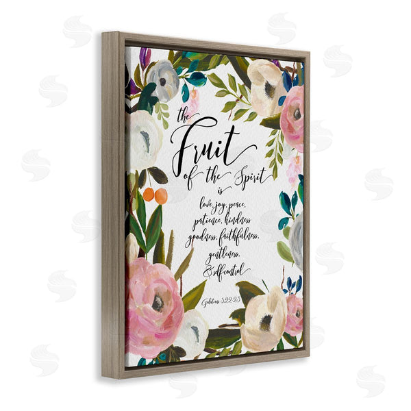 Stupell Industries Amy Brinkman | Fruit Of The Spirit Religious Faith Calligraphy Passage Wall Art