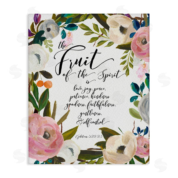 stupell industries Amy Brinkman | Fruit of the Spirit Religious Faith Calligraphy Passage Wall Art