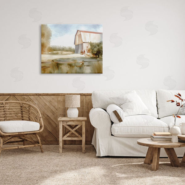 Stupell Industries Amy Hall | Barn In Rural Farmland Wall Art