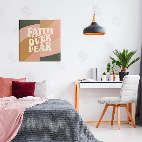 Stupell Industries Amylee Weeks | Faith Over Fear Wall Art