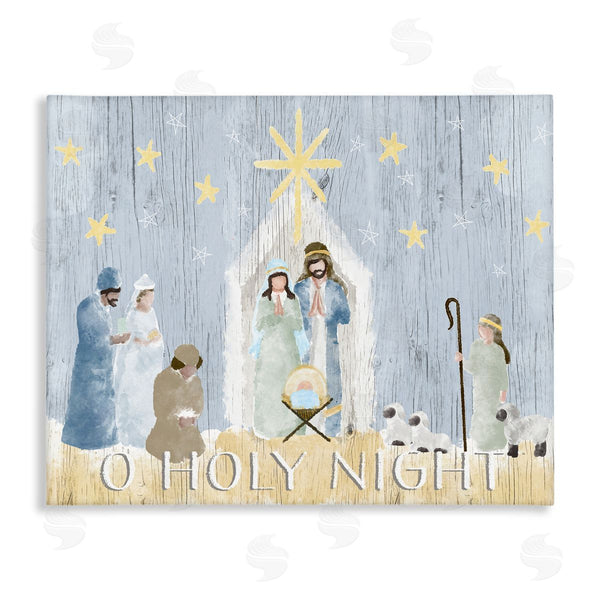 stupell industries Andi Metz | Nativity Barn Stable Scene
