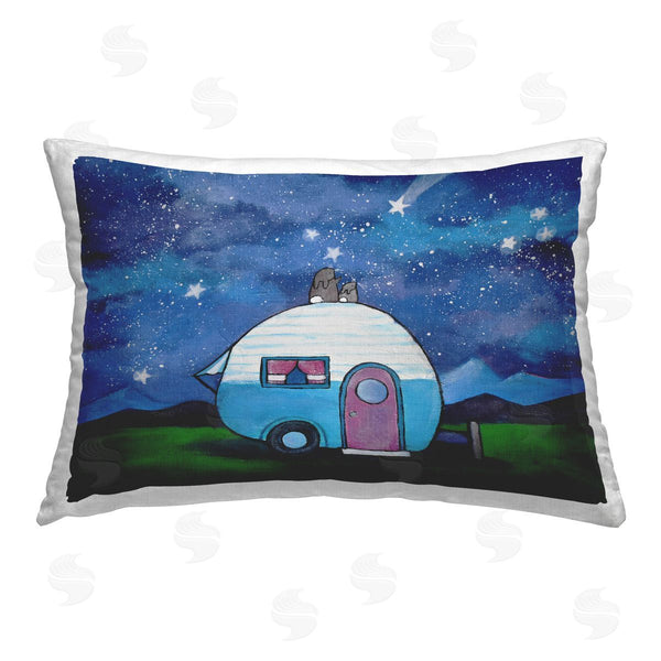 stupell industries Andrea Doss | Camping Rabbits & Stars
