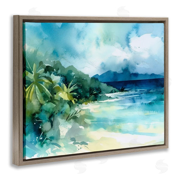 Stupell Industries Andrea Haase | Abstract Tropical Landscape Wall Art