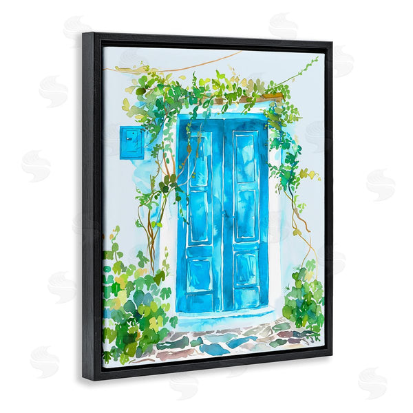 Stupell Industries Andrea Haase | Blue Vine Covered Door