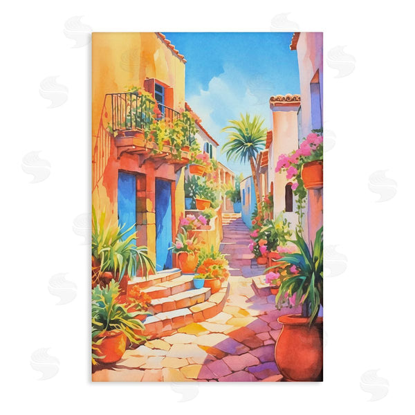 stupell industries Andrea Haase | Bright Mediterranean City