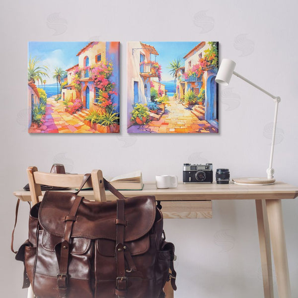 Stupell Industries Andrea Haase | Mediterranean Summer Island Vista Wall Art