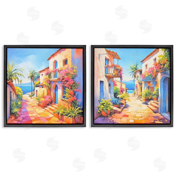 Stupell Industries Andrea Haase | Mediterranean Summer Island Vista Wall Art