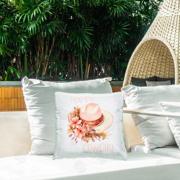 Stupell Industries Andrea Haase | Pink Cowgirl Boots Howdy Printed Throw Pillow