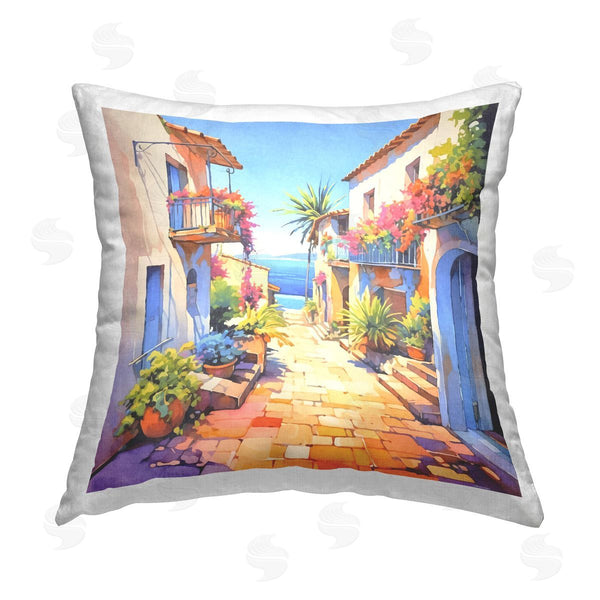 stupell industries Andrea Haase | Scenic Bella Vista Printed Throw Pillow
