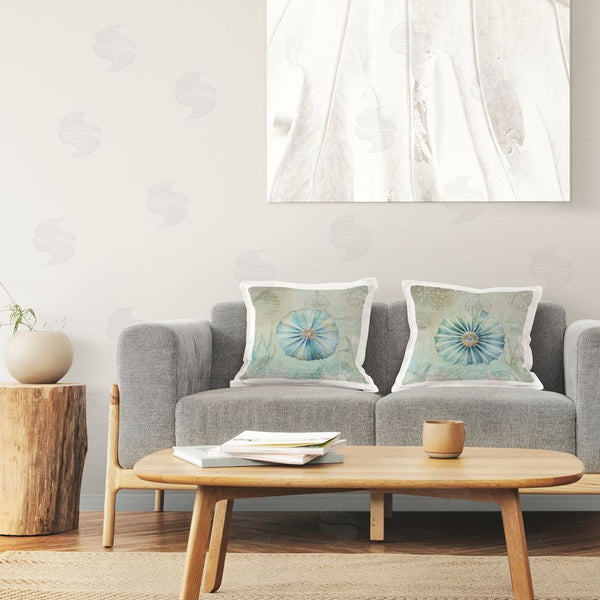 Stupell Industries Andrea Haase | Vintage Blue Sea Urchins Printed Throw Pillow Set