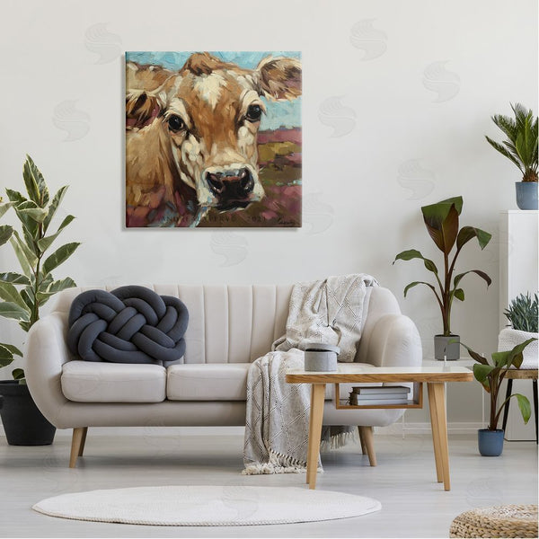 Stupell Industries Andrea Lavery | Rural Cow Painting Country Farm Wall Art