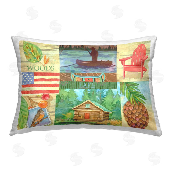 stupell industries Andrea Tachiera | American Woodland Cabin