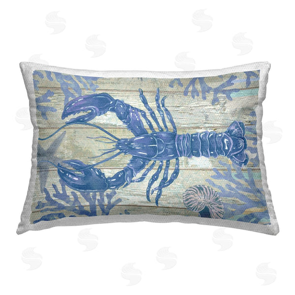 Stupell Industries Andrea Tachiera | Rustic Blue Lobster