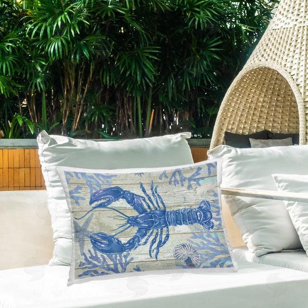Stupell Industries Andrea Tachiera | Rustic Blue Lobster