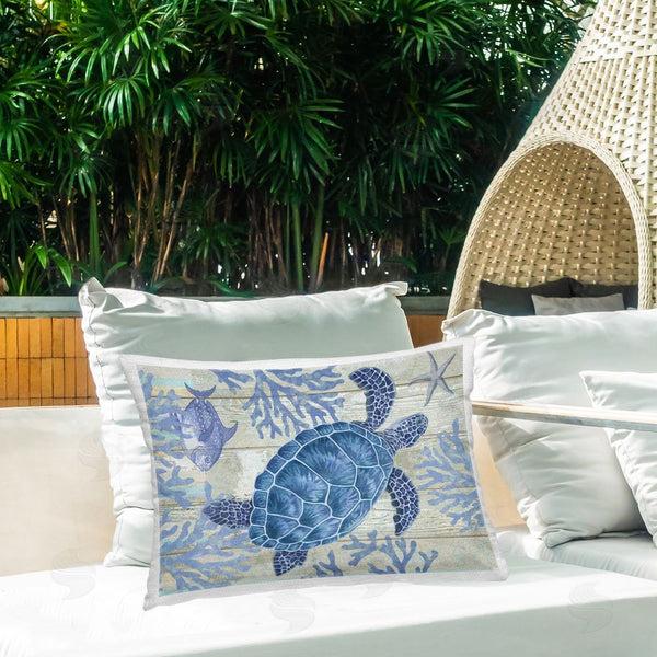 Stupell Industries Andrea Tachiera | Rustic Blue Turtle