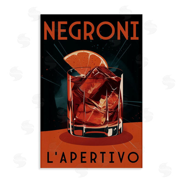 stupell industries Andreas Magnusson | Vintage Midcentury Negroni Drink