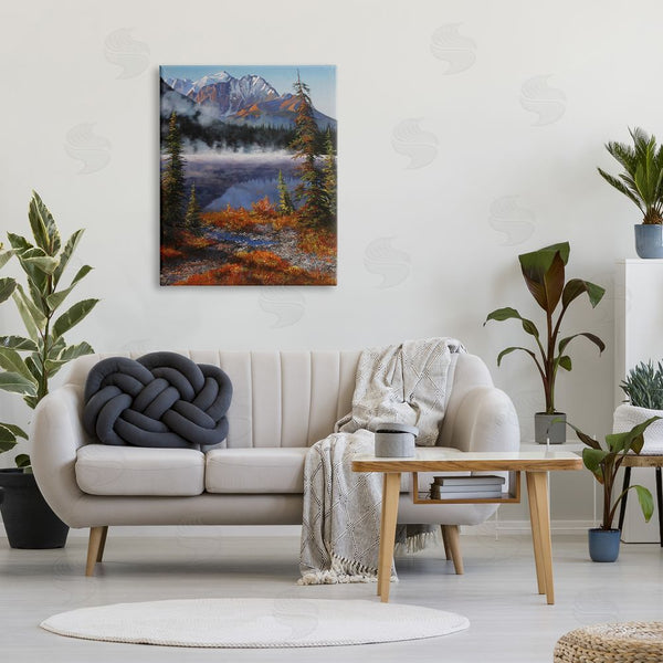 Stupell Industries Andrew Kiss | Autumn Mountain Scenery Wall Art