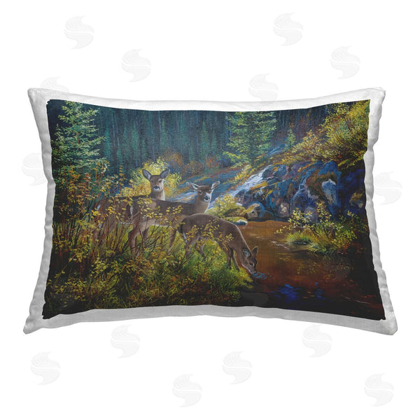 stupell industries Andrew Kiss | Deer Drinking from River