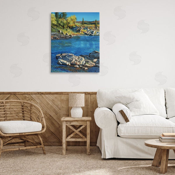 Stupell Industries Andrew Kiss | Rocky River Landscape Wall Art