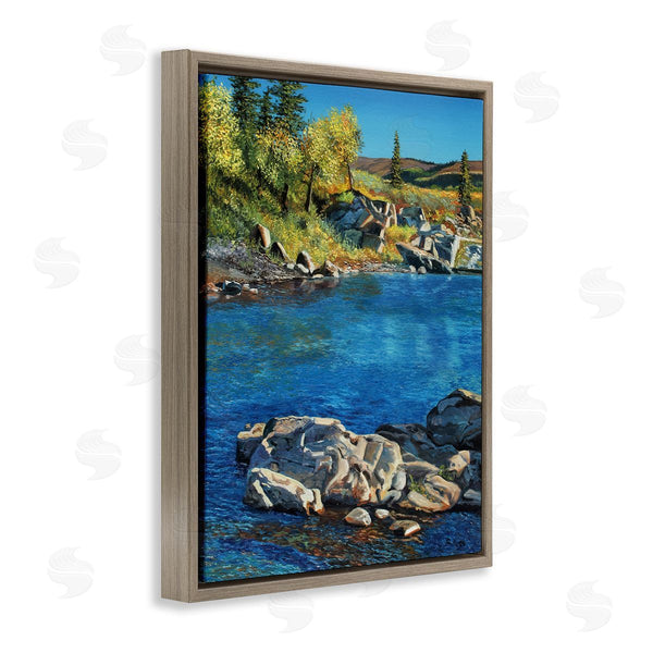 Stupell Industries Andrew Kiss | Rocky River Landscape Wall Art