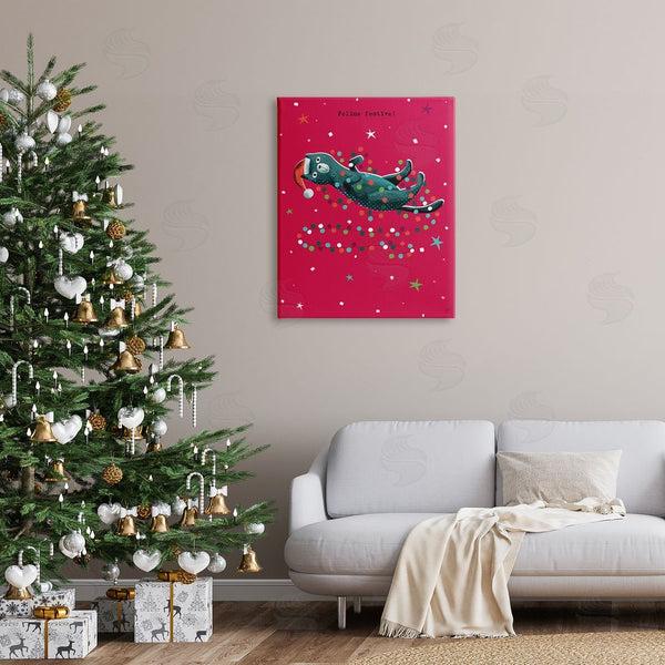 Stupell Industries Andrew Thornton | Feline Festive Christmas Cat Wall Art
