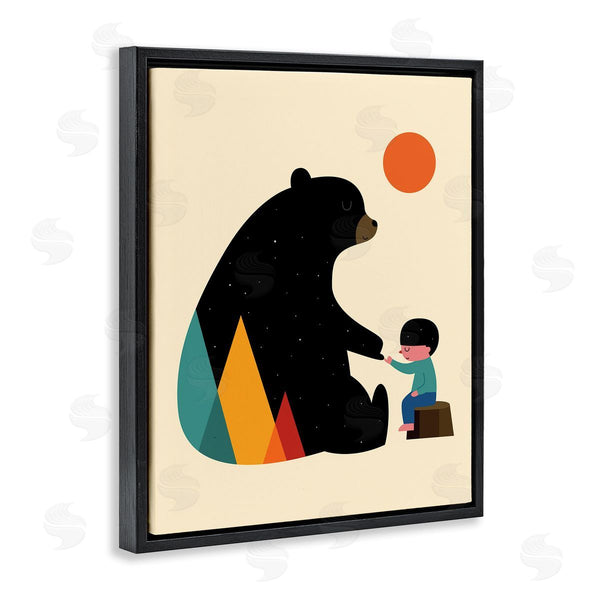 Stupell Industries Andy Westface | Bear & Boy Pinky Promise