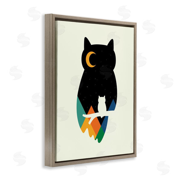 Stupell Industries Andy Westface | Mountains In Owl Silhouette