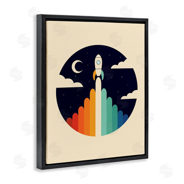 Stupell Industries Andy Westface | Vintage Hued Spaceship