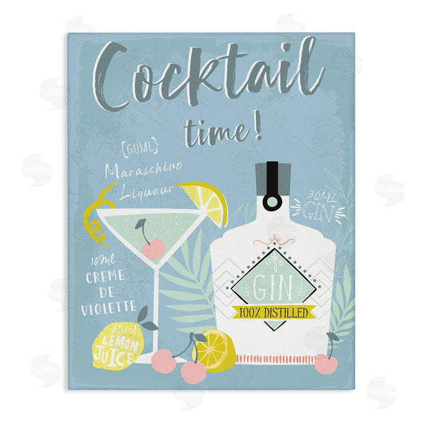 stupell industries Angela Nickeas | Cocktail Time Gin Recipe