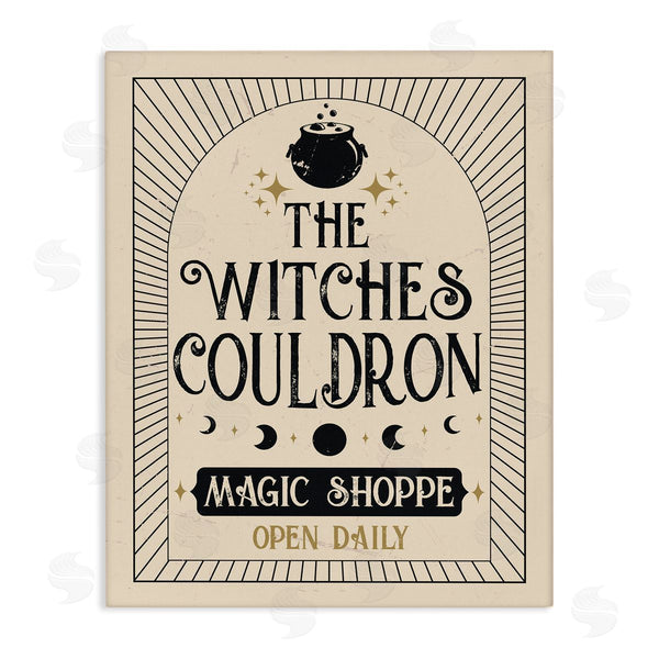 stupell industries Angela Nickeas | Witches Couldron Vintage Shoppe Wall Art