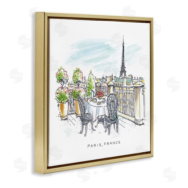 Stupell Industries Angela Steahling | Paris France Overlook