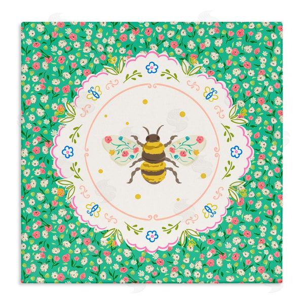 stupell industries Angela Steahling | Spring Bee Delicate Florals Wall Art