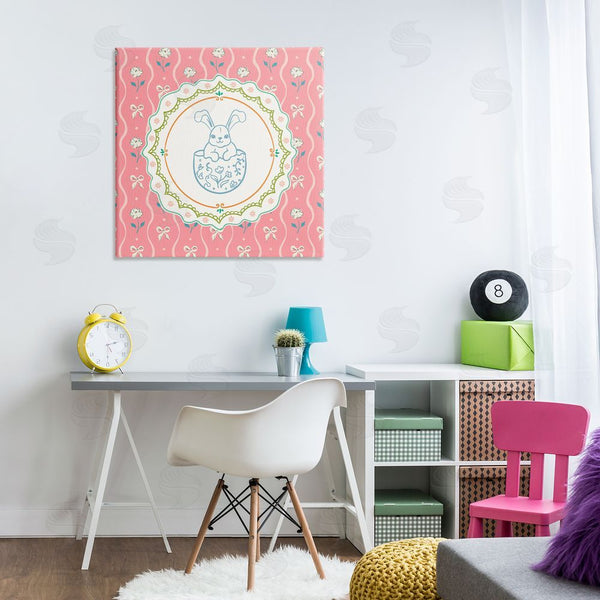 Stupell Industries Angela Steahling | Spring Bunny & Egg Shell Wall Art