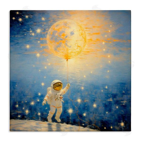 stupell industries Angie Hawke | Astronaut with Dreamy Cosmic Balloon Wall Art
