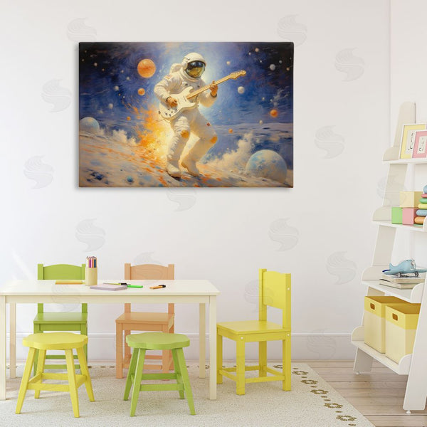 Stupell Industries Angie Hawke | Space Astronaut Musician Wall Art