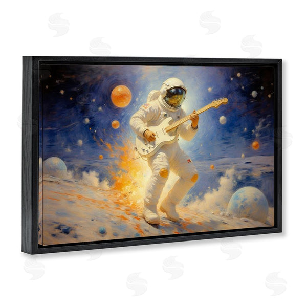 Stupell Industries Angie Hawke | Space Astronaut Musician Wall Art