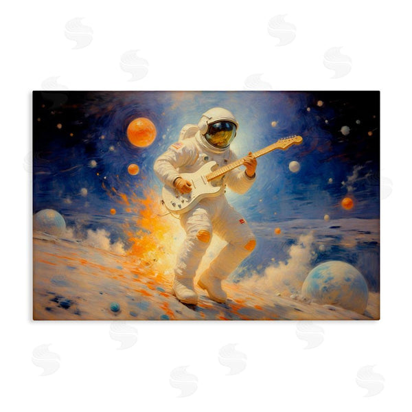stupell industries Angie Hawke | Space Astronaut Musician Wall Art
