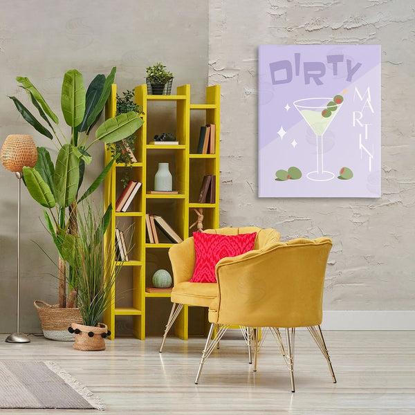 Stupell Industries Anna Quach | Dirty Martini Typography Wall Art