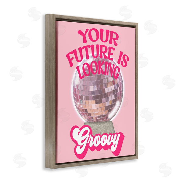 Stupell Industries Anna Quach | Future Looking Groovy Disco Wall Art