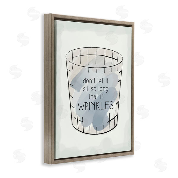Stupell Industries Anna Quach | Laundry Reminder Phrase Wall Art