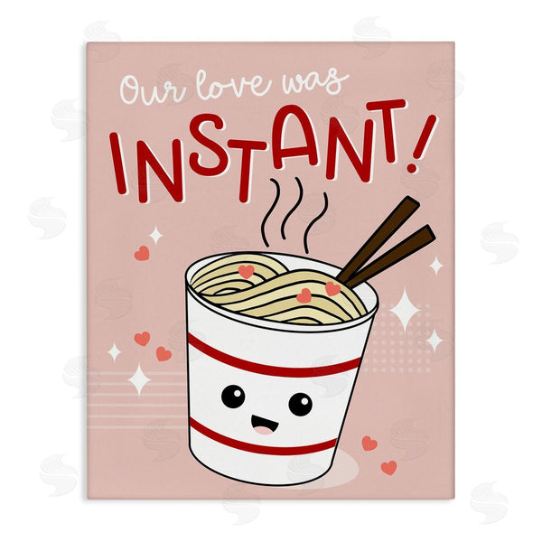 stupell industries Anna Quach | Love Was Instant Noodles Wall Art